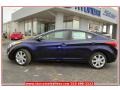 2013 Indigo Night Hyundai Elantra Limited  photo #2