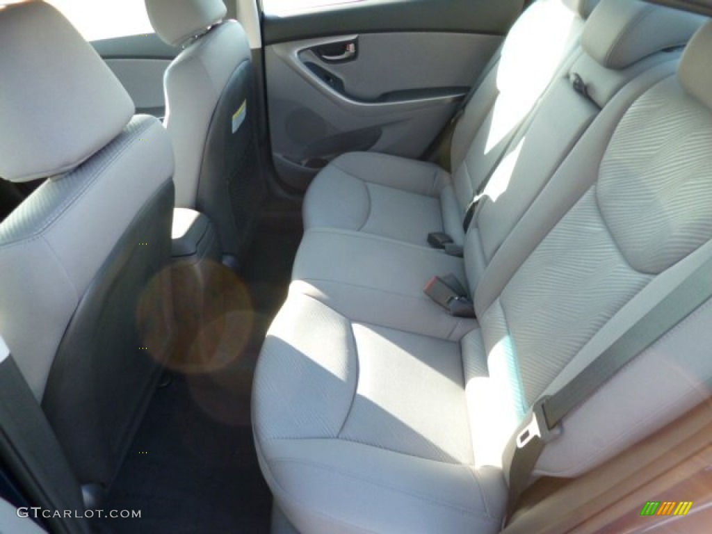 2013 Elantra GLS - Atlantic Blue / Gray photo #13