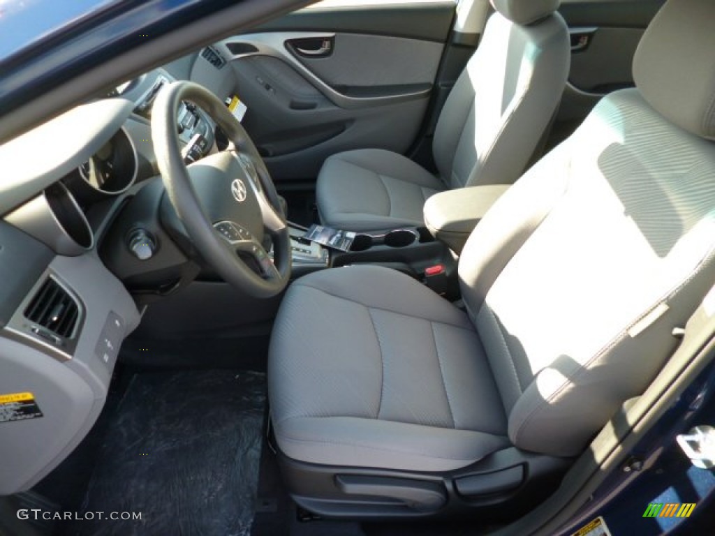 2013 Elantra GLS - Atlantic Blue / Gray photo #15