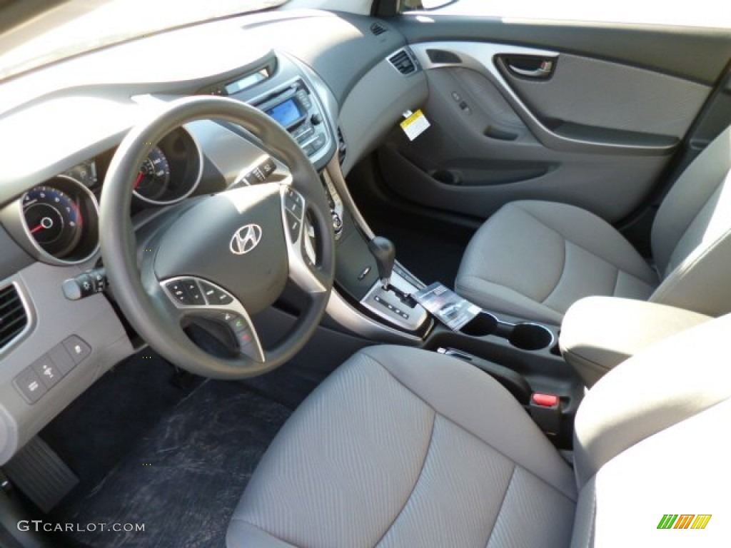 2013 Elantra GLS - Atlantic Blue / Gray photo #16