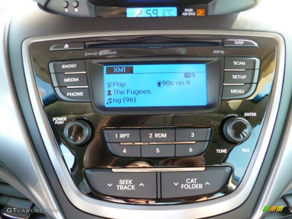 2013 Elantra GLS - Atlantic Blue / Gray photo #18