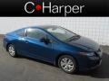 Dyno Blue Pearl - Civic LX Coupe Photo No. 1