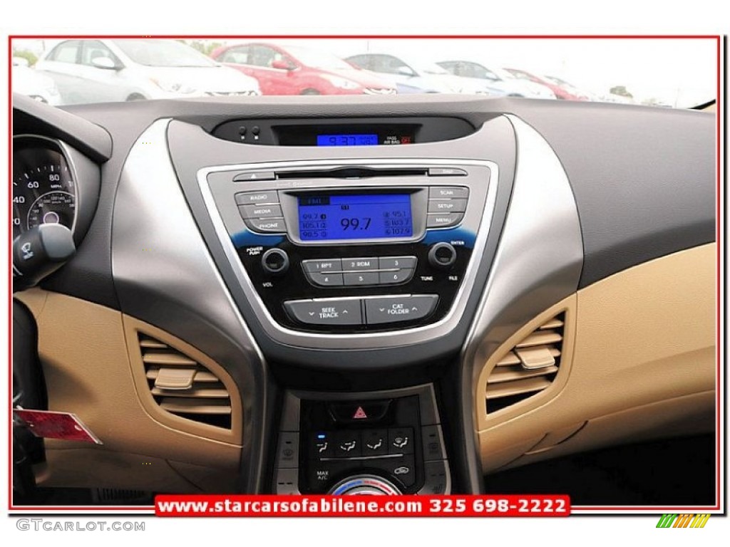 2013 Elantra Limited - Indigo Night / Beige photo #27