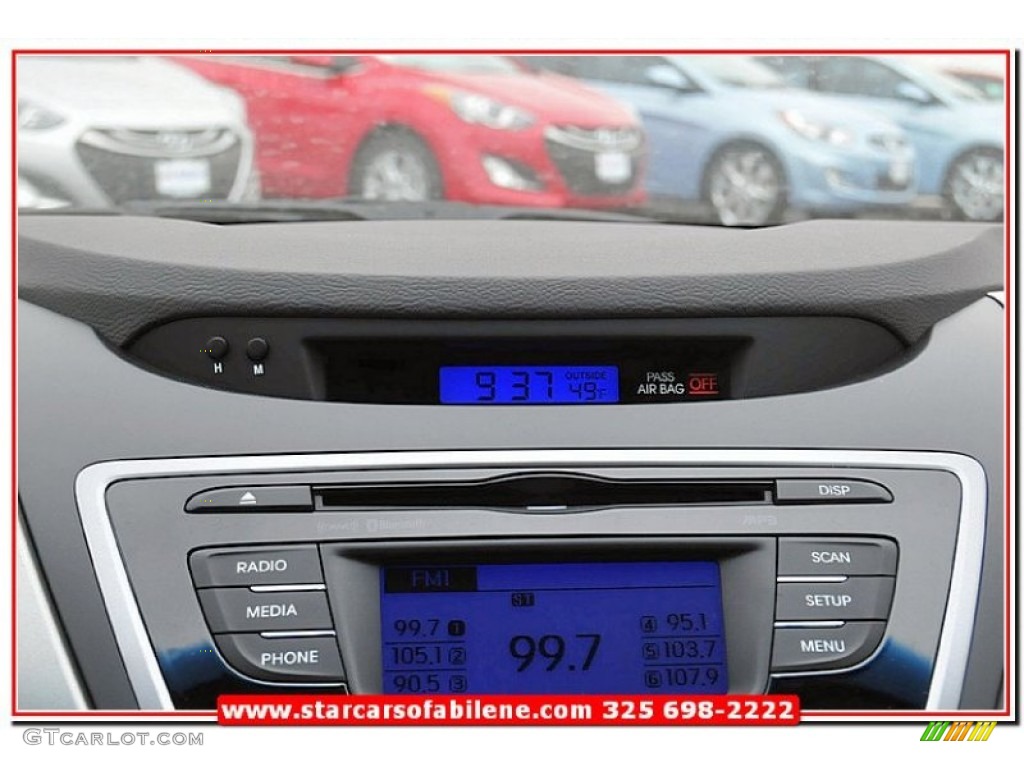 2013 Elantra Limited - Indigo Night / Beige photo #28
