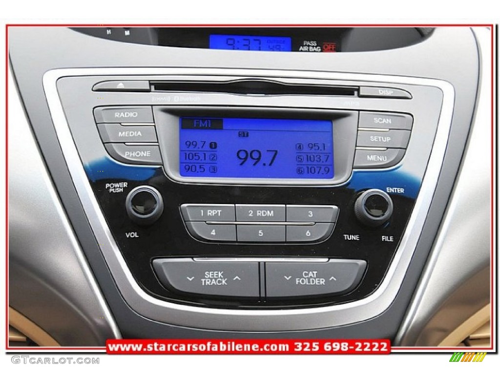 2013 Elantra Limited - Indigo Night / Beige photo #29