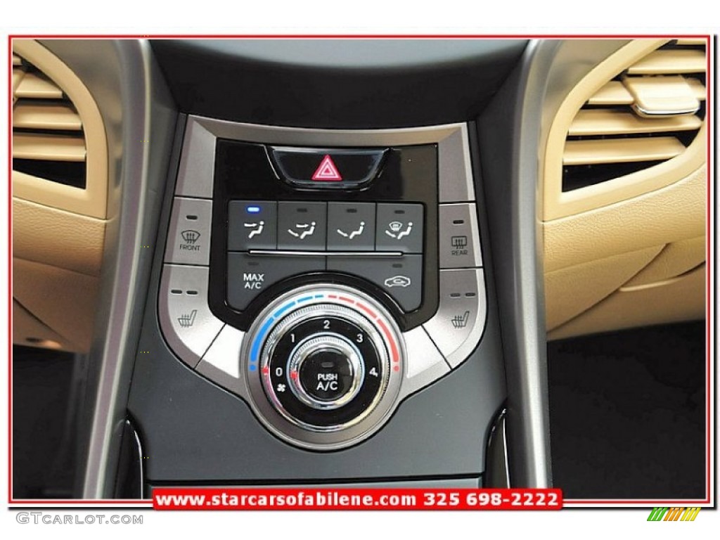 2013 Elantra Limited - Indigo Night / Beige photo #30