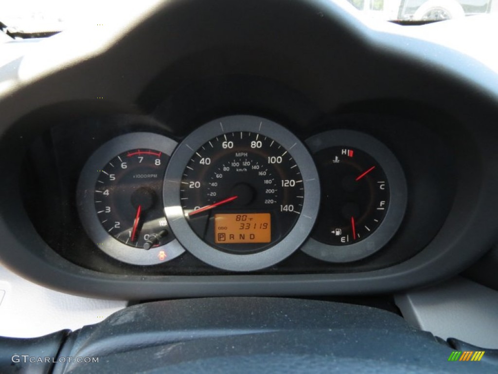 2010 Toyota RAV4 I4 4WD Gauges Photo #80167125