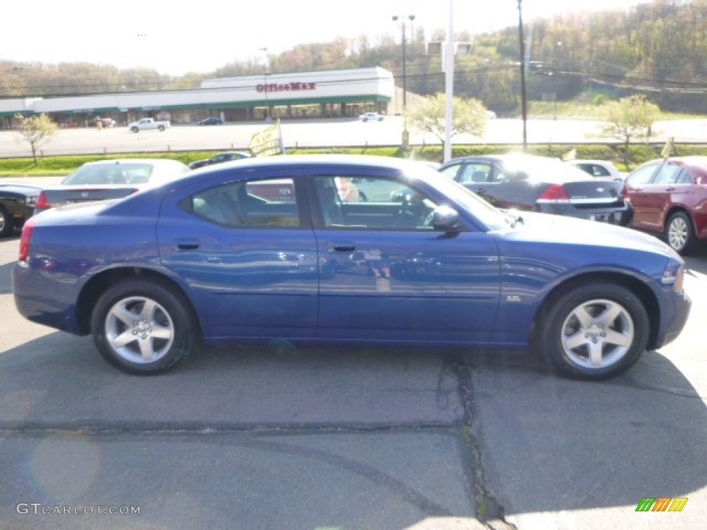 2010 Charger SXT - Deep Water Blue Pearl / Dark Slate Gray/Light Slate Gray photo #6