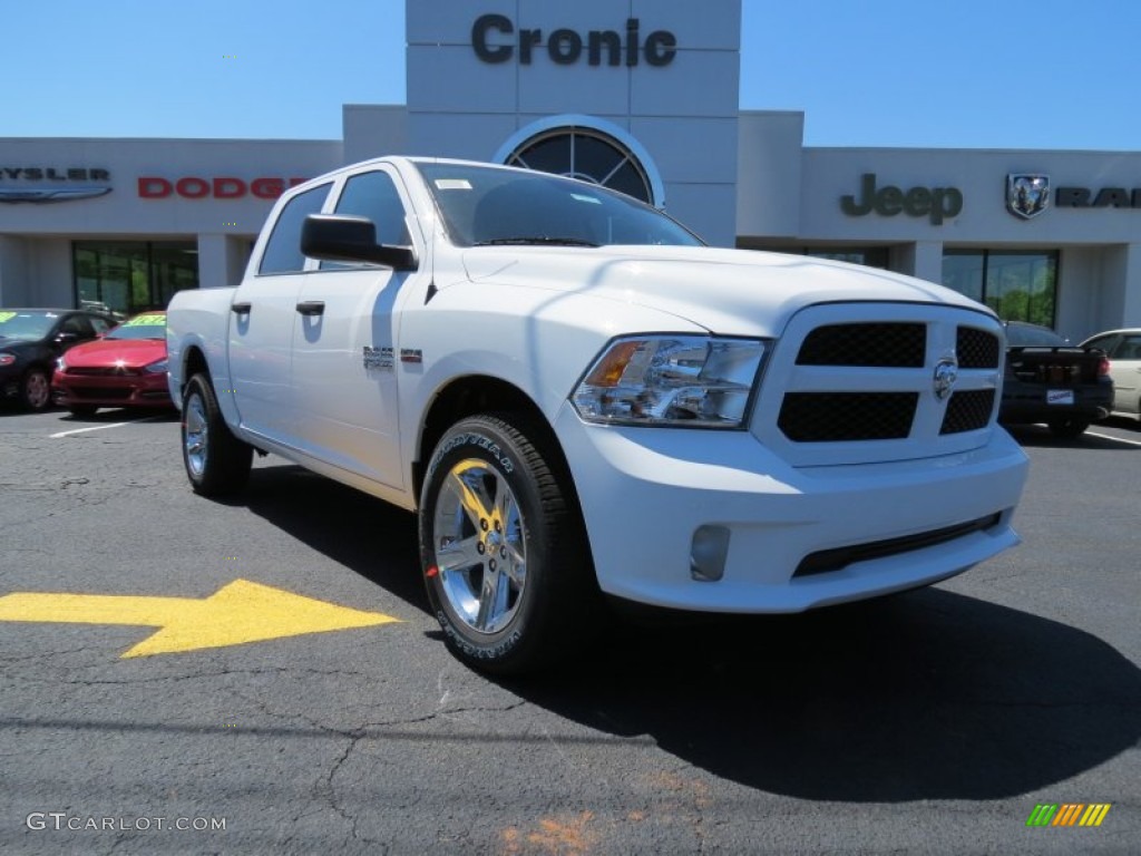 2013 1500 Express Crew Cab - Bright White / Black/Diesel Gray photo #1