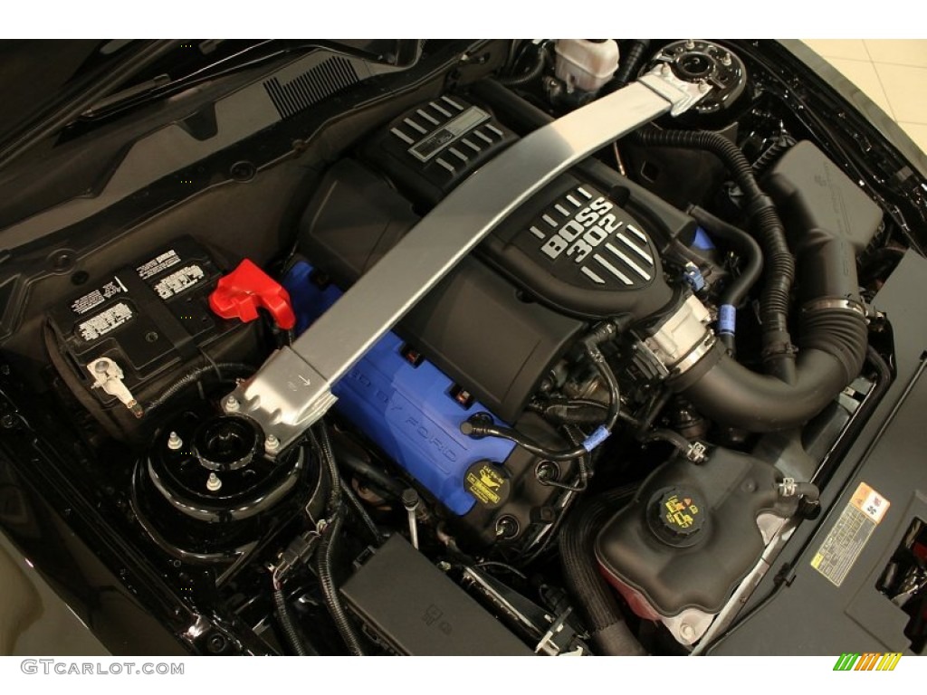 2012 Ford Mustang Boss 302 Laguna Seca 5.0 Liter Hi-Po DOHC 32-Valve Ti-VCT V8 Engine Photo #80169621