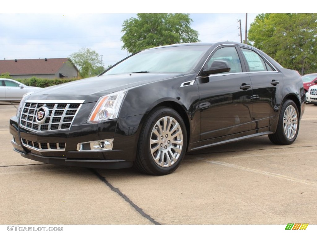 Black Diamond Tricoat 2013 Cadillac CTS 3.6 Sedan Exterior Photo #80169657