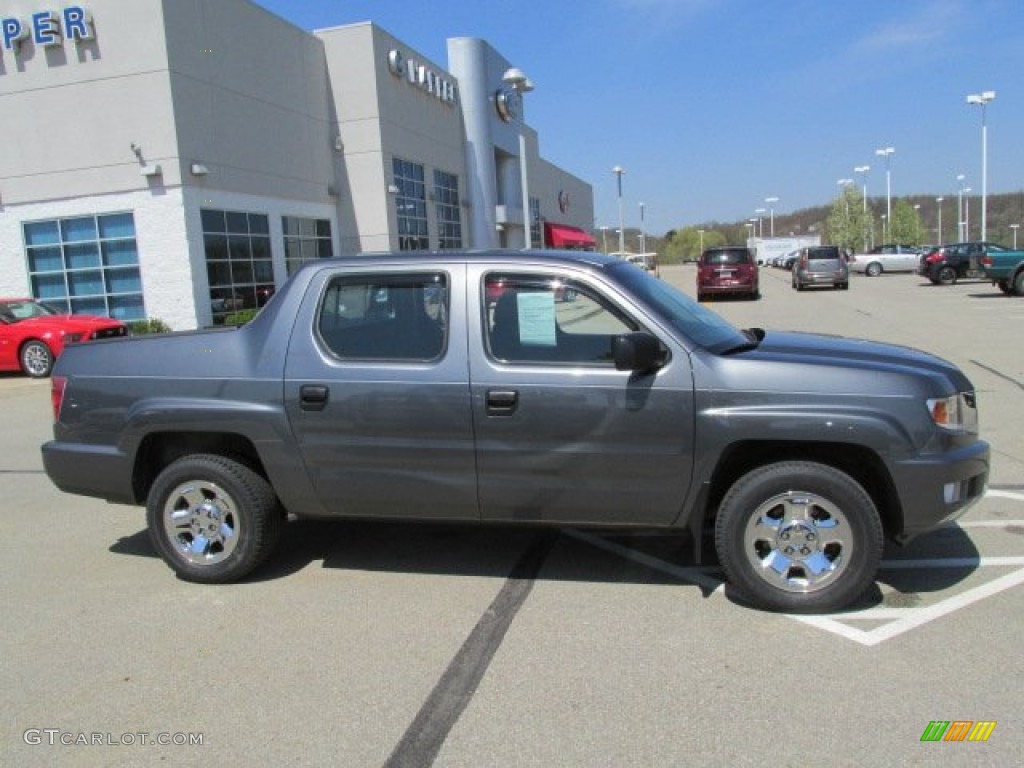Polished Metal Metallic 2011 Honda Ridgeline RT Exterior Photo #80170902