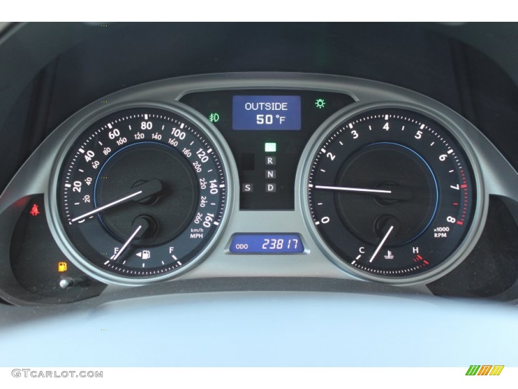 2010 Lexus IS 250 AWD Gauges Photo #80171440