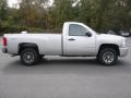 2008 Silver Birch Metallic Chevrolet Silverado 1500 LS Regular Cab 4x4  photo #7