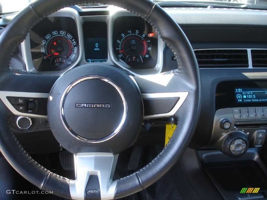 2011 Camaro SS/RS Coupe - Silver Ice Metallic / Black photo #12