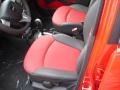 Red/Red 2013 Chevrolet Spark LT Interior Color