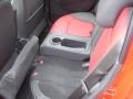 2013 Chevrolet Spark Red/Red Interior Rear Seat Photo