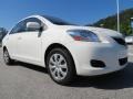 2012 Super White Toyota Yaris Sedan  photo #7