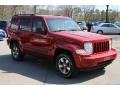 Red Rock Crystal Pearl 2008 Jeep Liberty Sport 4x4 Exterior