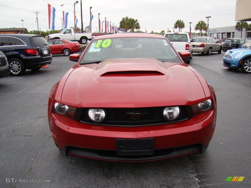 Red Candy Metallic 2010 Ford Mustang GT Premium Coupe Exterior Photo #80174882