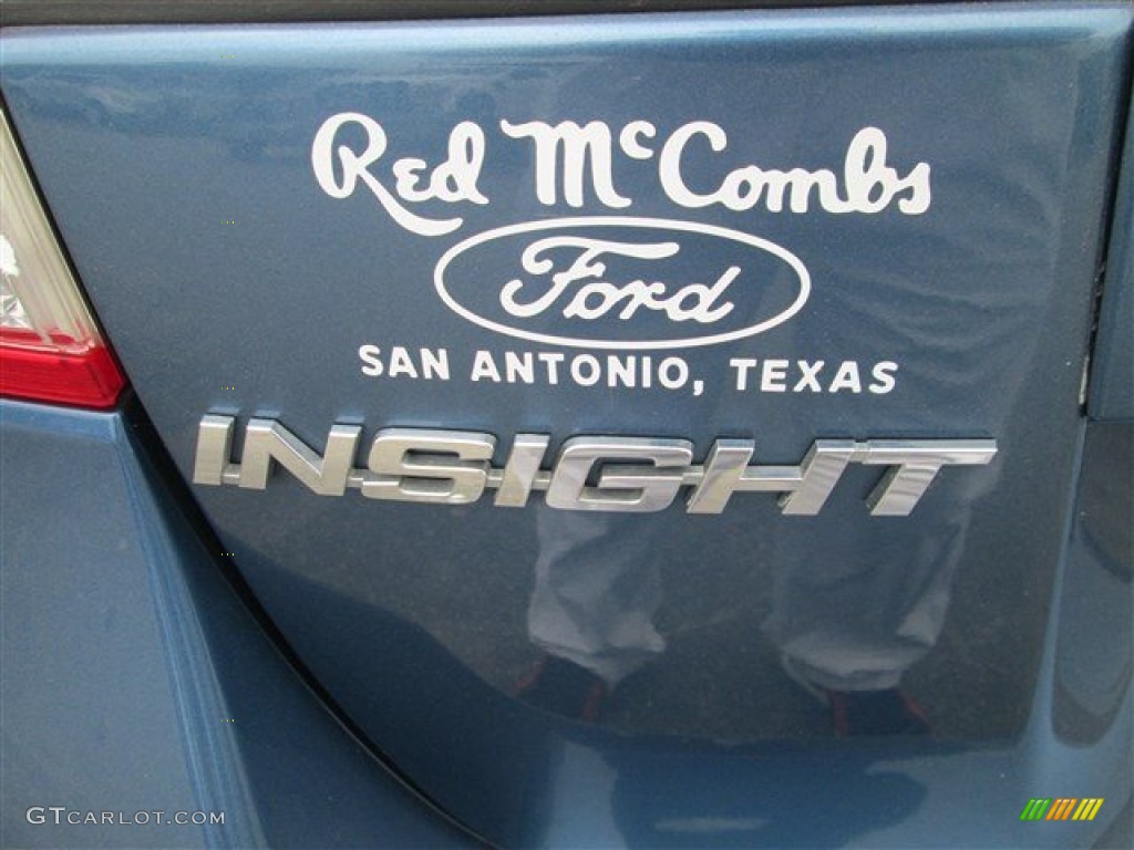 2010 Insight Hybrid LX - Atomic Blue Metallic / Gray photo #2