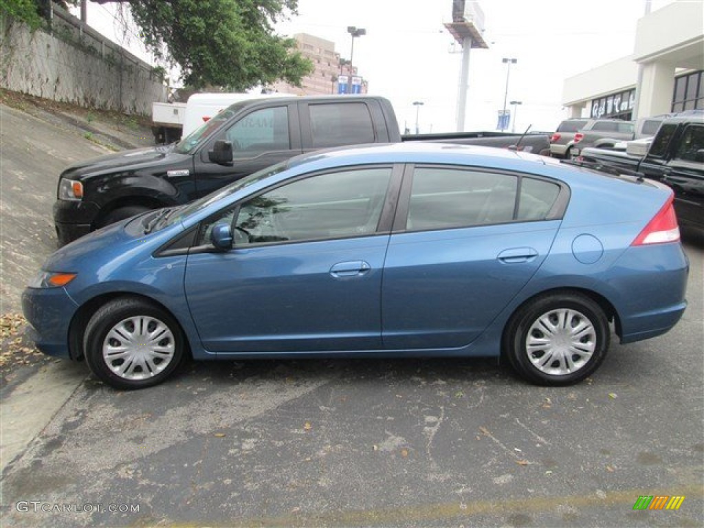 2010 Insight Hybrid LX - Atomic Blue Metallic / Gray photo #5