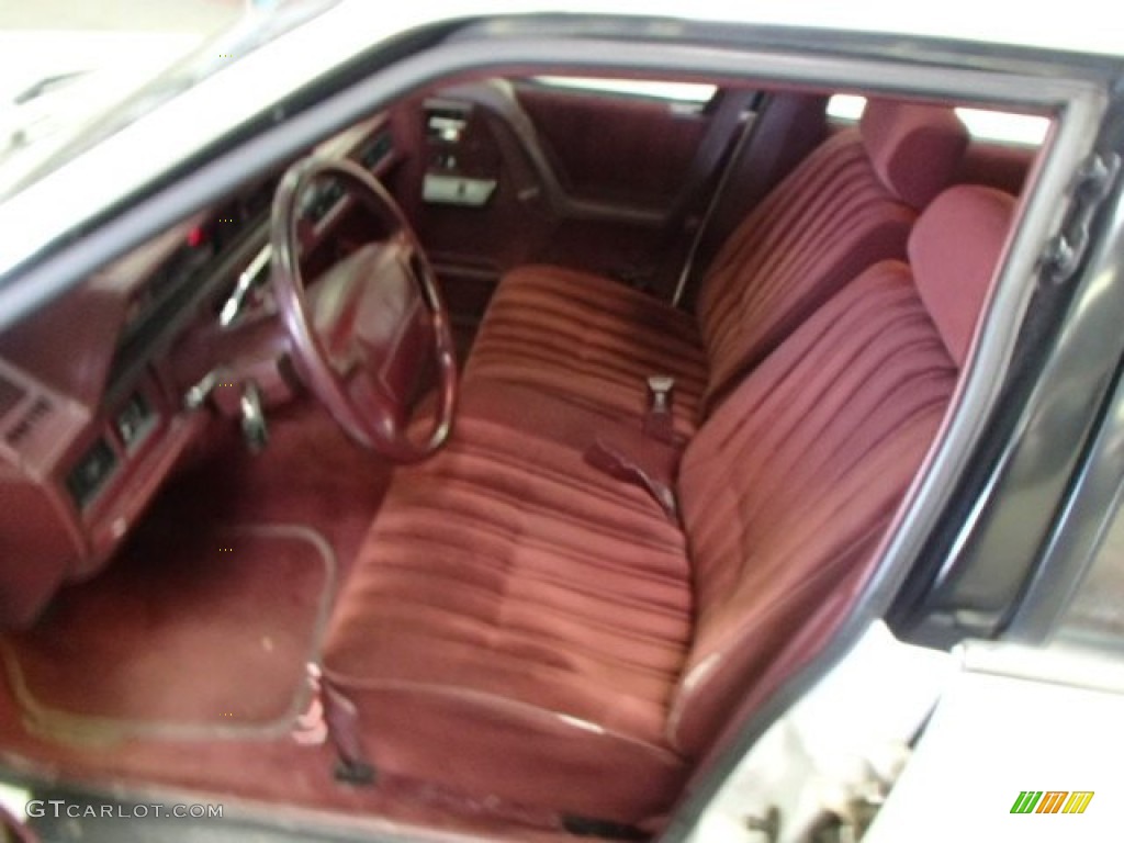 Garnet Red Interior 1994 Oldsmobile Cutlass Ciera S Photo #80175388