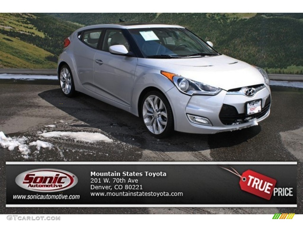 2012 Veloster  - Ironman Silver / Gray photo #1