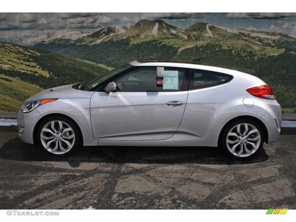 Ironman Silver 2012 Hyundai Veloster Standard Veloster Model Exterior Photo #80176300