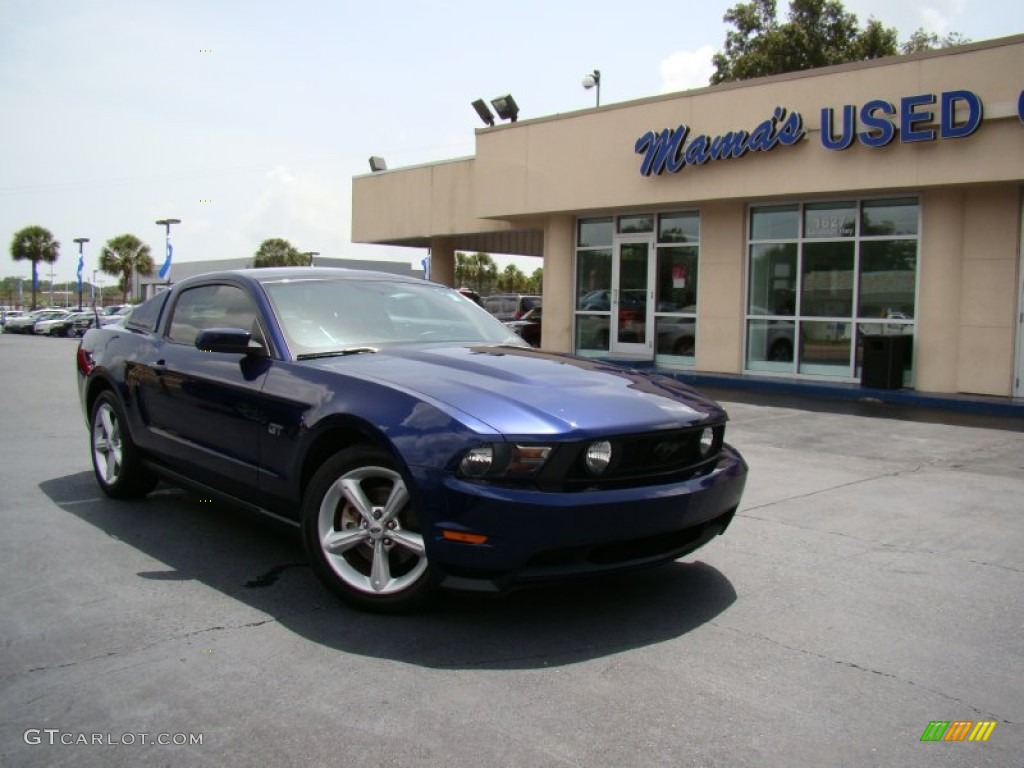 2010 Mustang GT Premium Coupe - Kona Blue Metallic / Charcoal Black photo #36