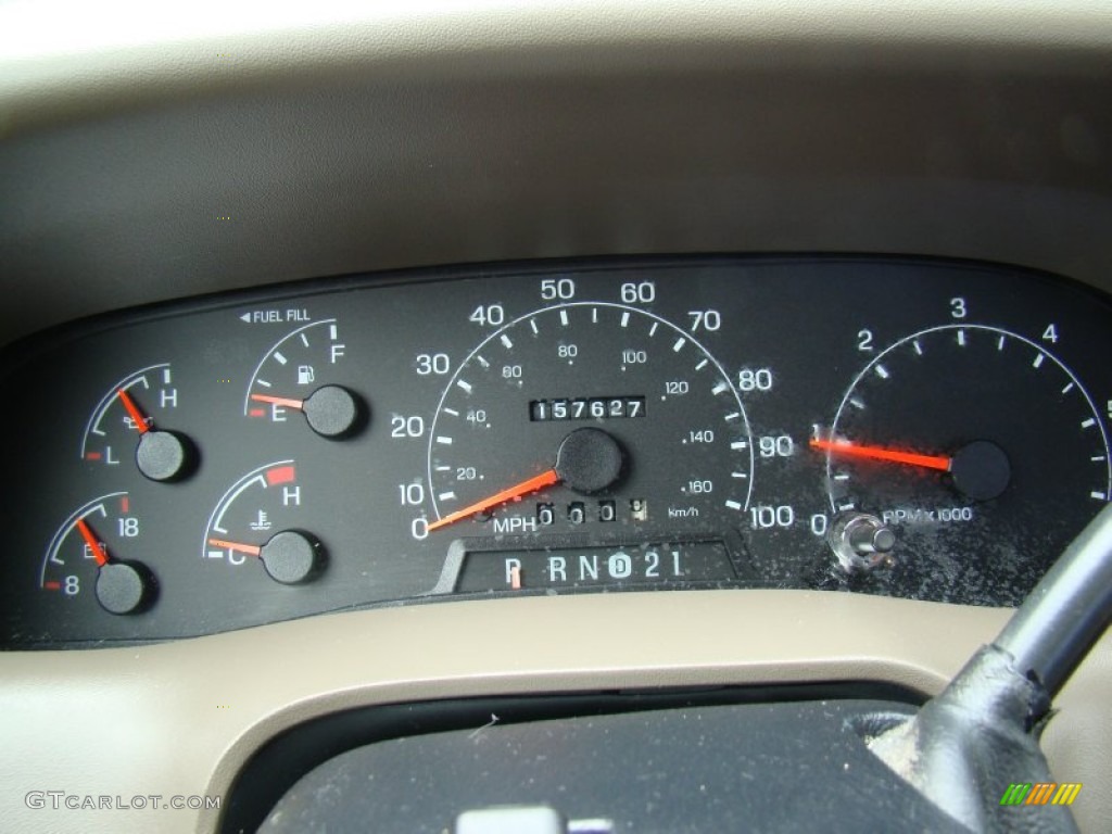 2000 Ford F250 Super Duty XLT Extended Cab Gauges Photo #80177405