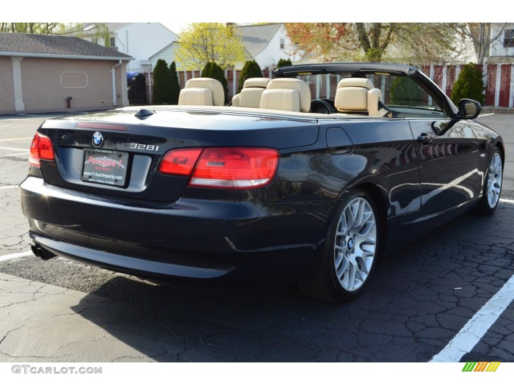 2010 3 Series 328i Convertible - Monaco Blue Metallic / Cream Beige photo #7