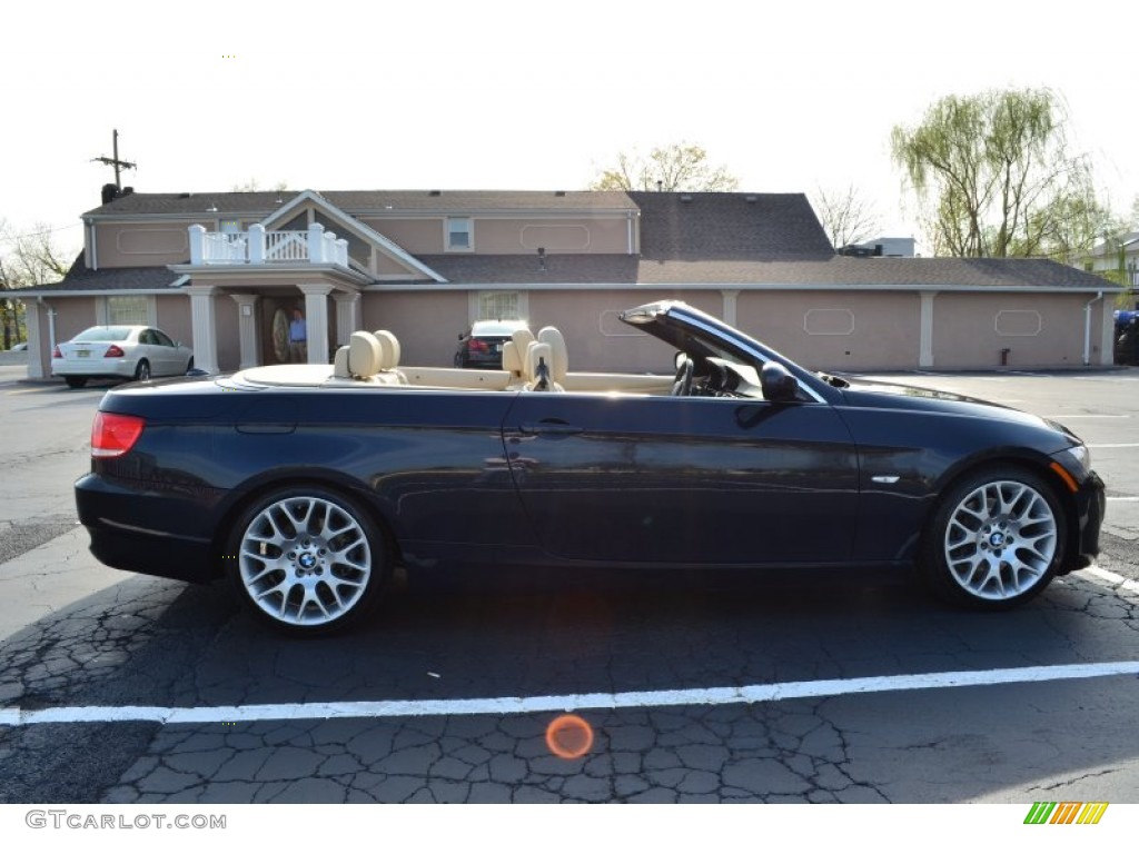2010 3 Series 328i Convertible - Monaco Blue Metallic / Cream Beige photo #8