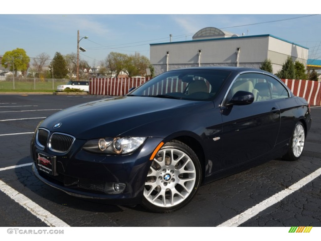 2010 3 Series 328i Convertible - Monaco Blue Metallic / Cream Beige photo #14