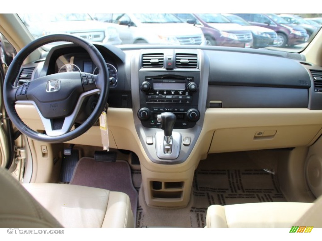 2008 CR-V EX-L 4WD - Borrego Beige Metallic / Ivory photo #12