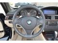 Cream Beige Steering Wheel Photo for 2010 BMW 3 Series #80178337