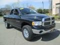 2005 Black Dodge Ram 1500 SLT Quad Cab 4x4  photo #12