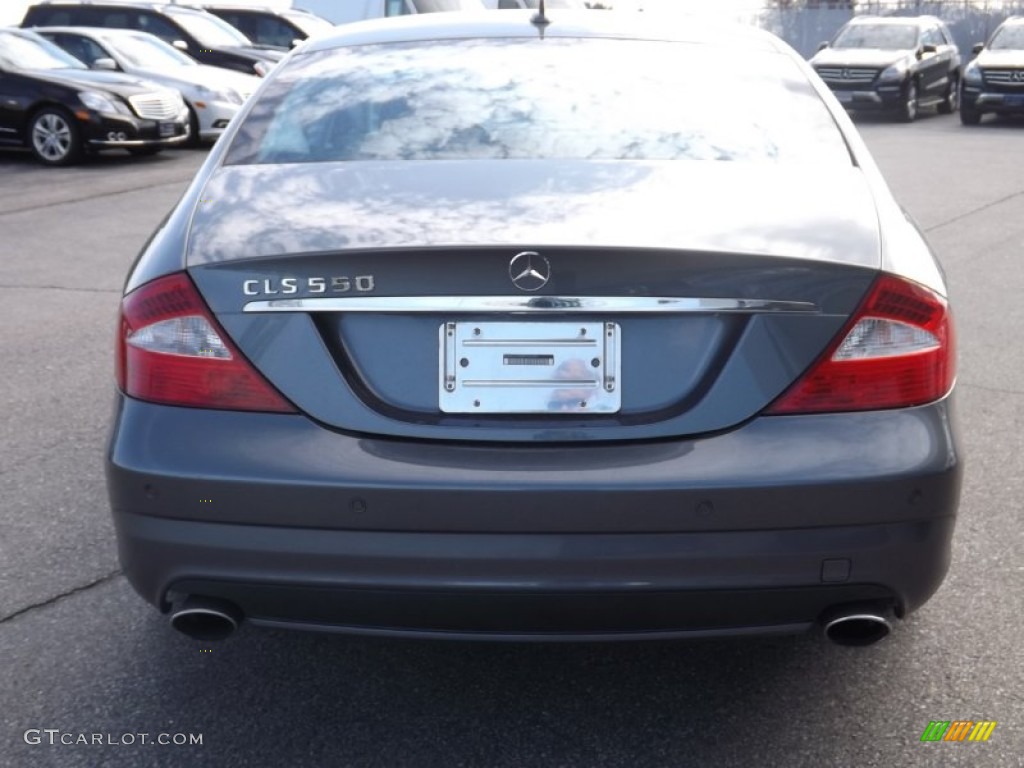 2008 CLS 550 - Flint Grey Metallic / Black photo #4