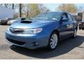 Newport Blue Pearl 2009 Subaru Impreza 2.5 GT Sedan