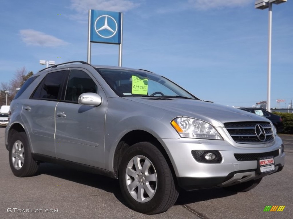 2007 ML 320 CDI 4Matic - Iridium Silver Metallic / Black photo #3