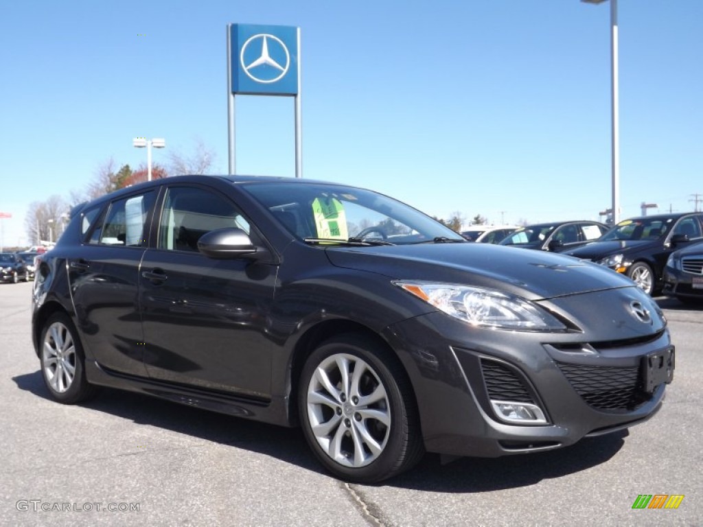 Metropolitan Gray Mica 2010 Mazda MAZDA3 s Grand Touring 5 Door Exterior Photo #80180794