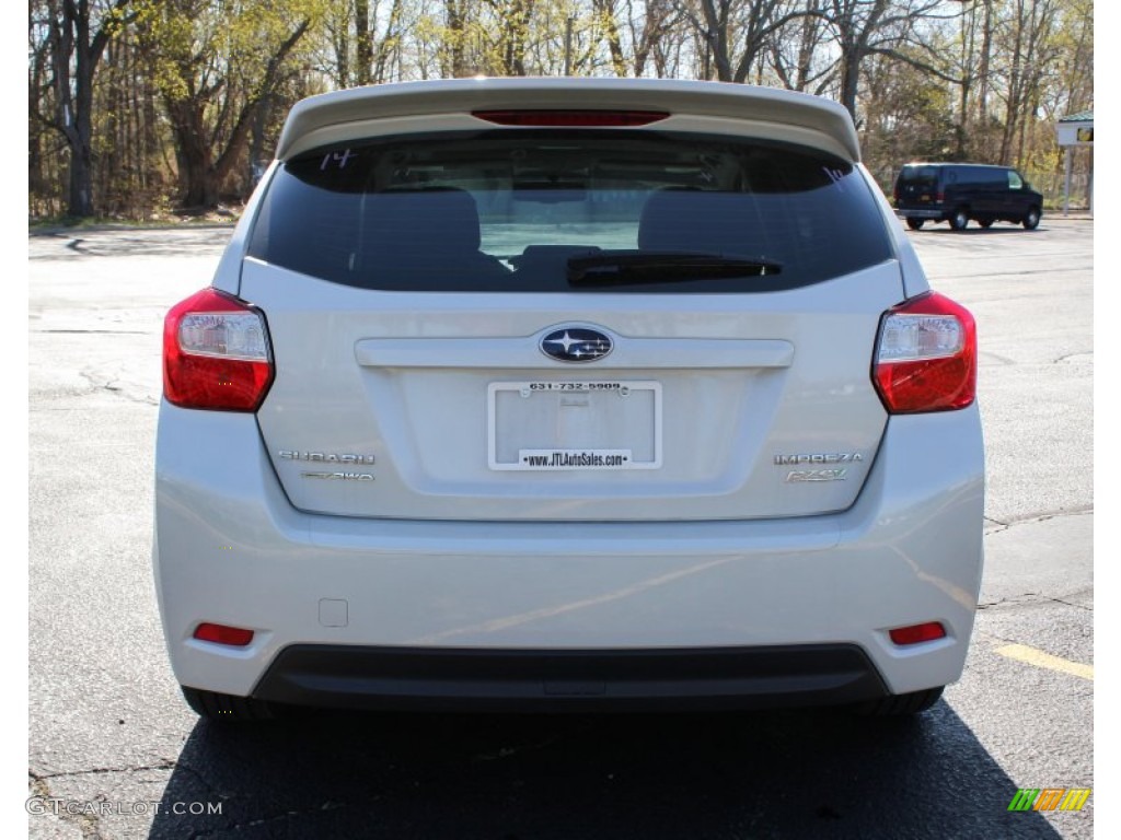 2012 Impreza 2.0i Premium 5 Door - Satin White Pearl / Ivory photo #5