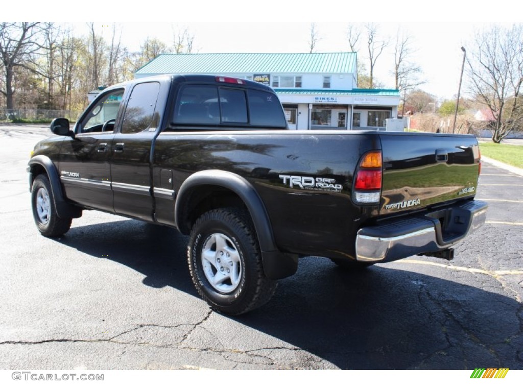 2001 Tundra SR5 Extended Cab 4x4 - Black / Gray photo #4