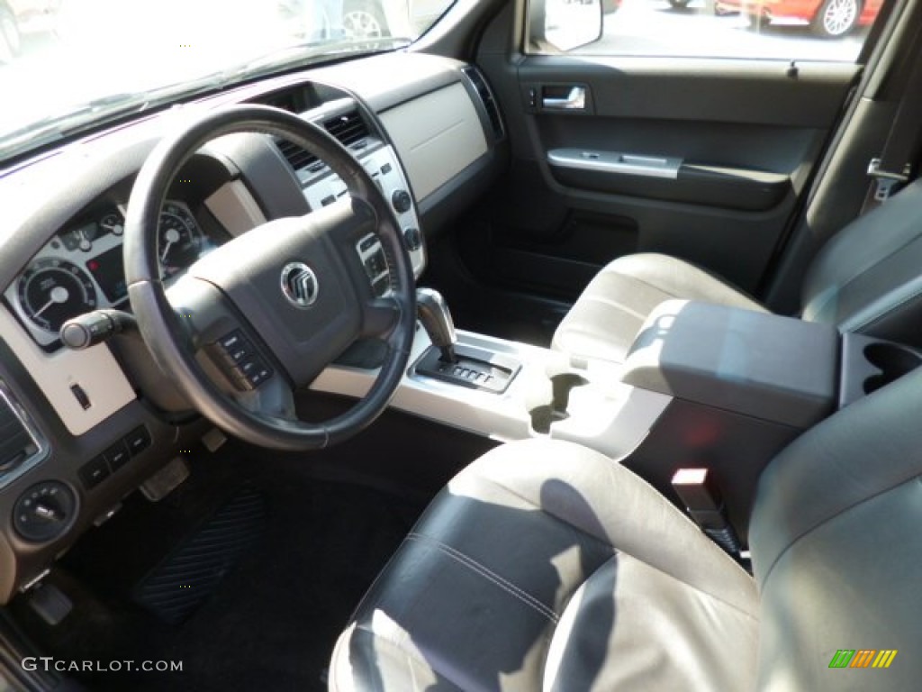 Black Interior 2008 Mercury Mariner V6 4WD Photo #80182345