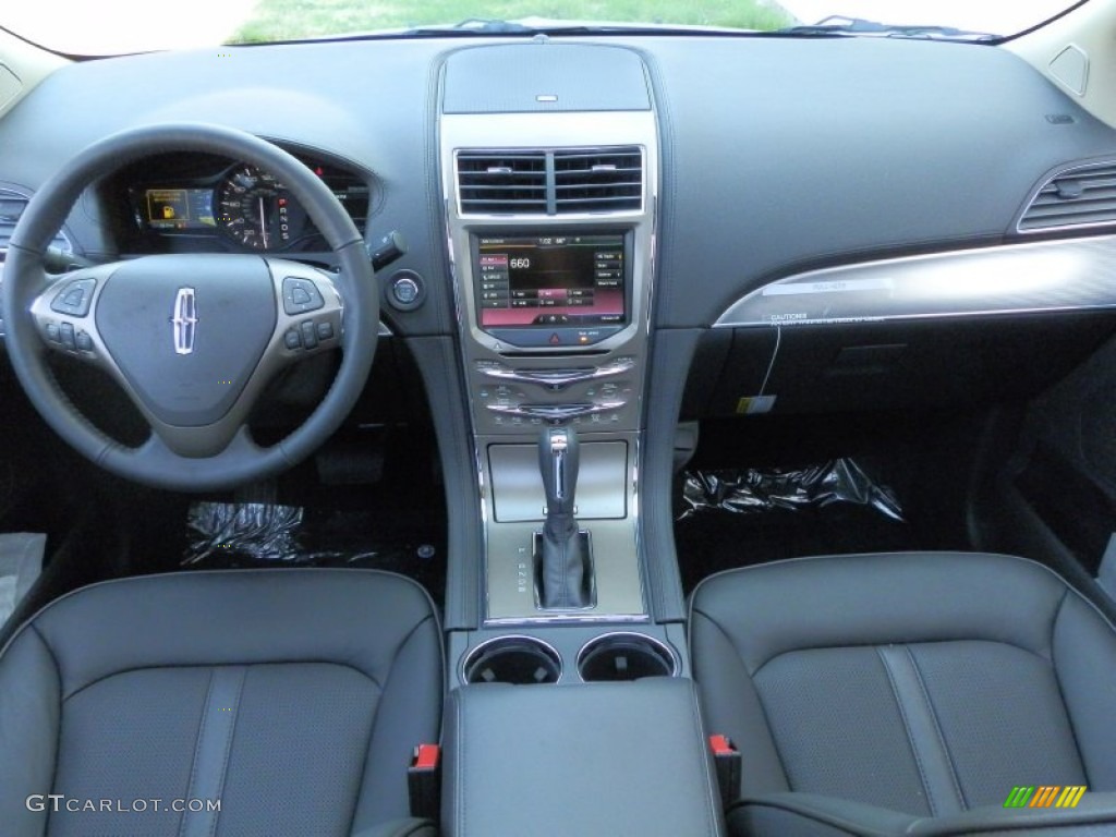 2013 Lincoln MKX AWD Charcoal Black Dashboard Photo #80182479