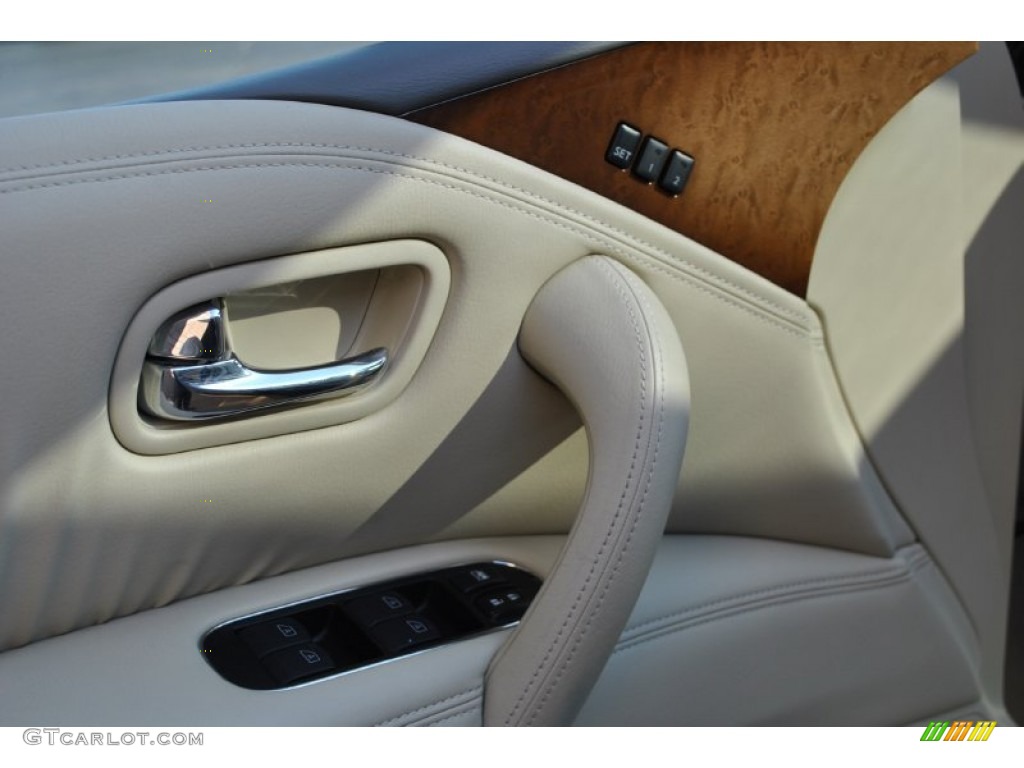 2011 QX 56 4WD - Platinum Graphite / Wheat photo #23