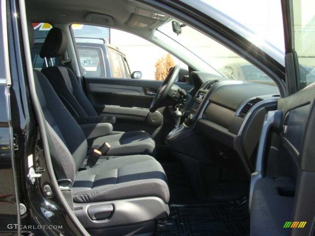 2009 CR-V LX 4WD - Crystal Black Pearl / Black photo #9