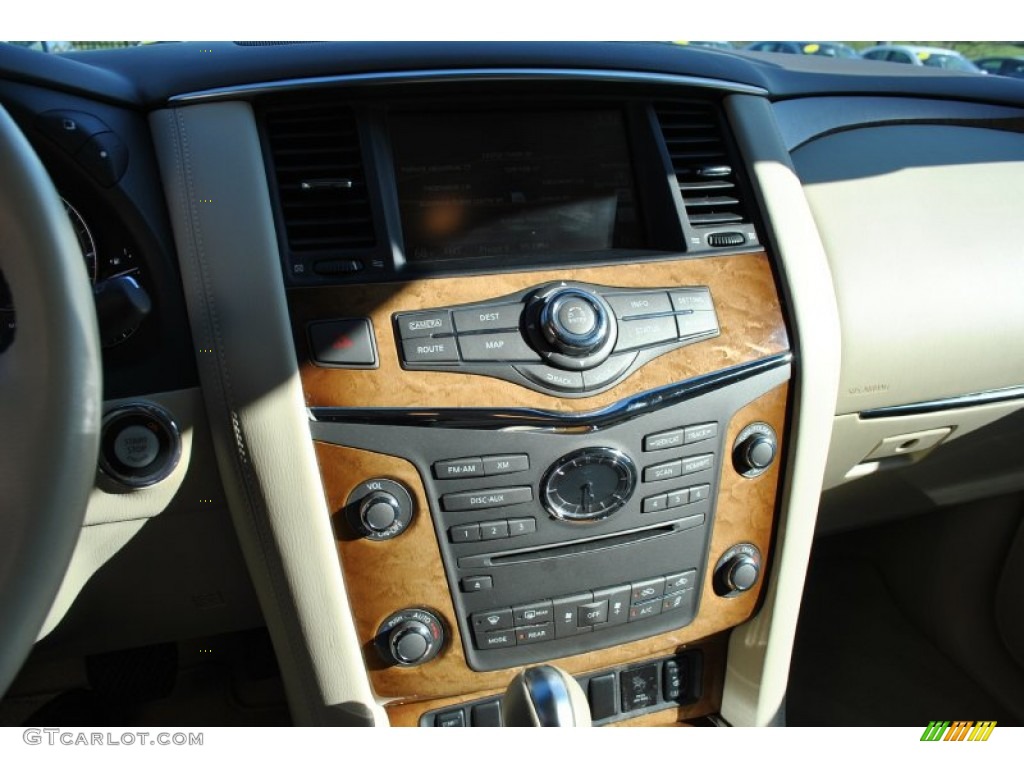 2011 QX 56 4WD - Platinum Graphite / Wheat photo #25