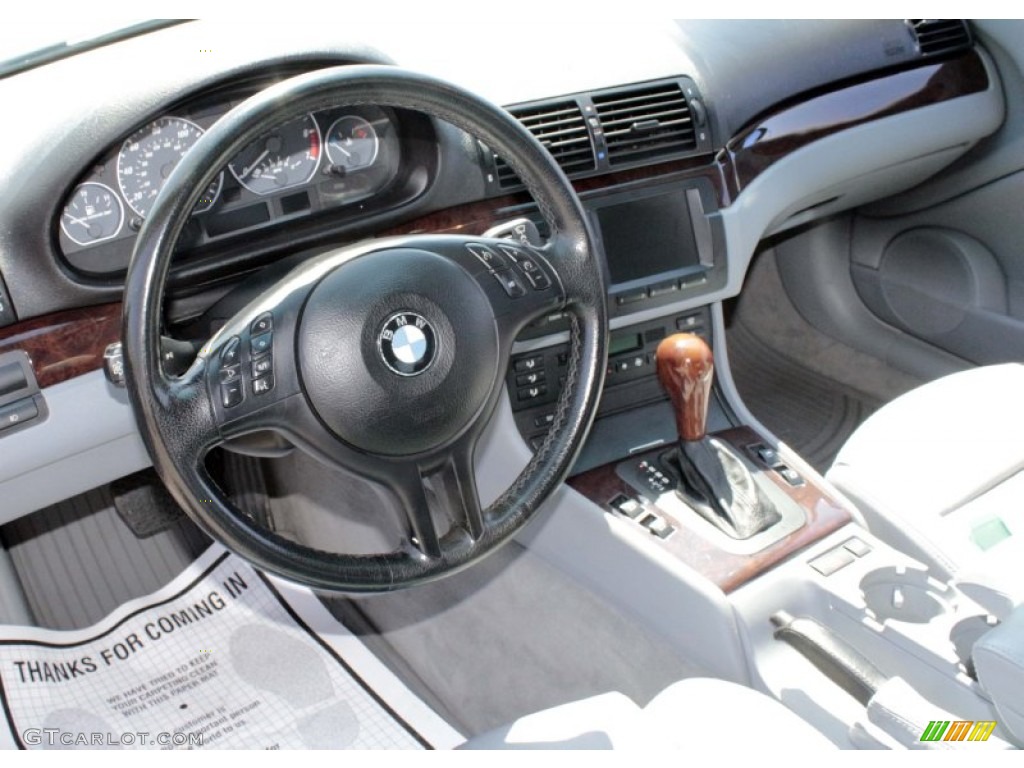 Grey Interior 2001 BMW 3 Series 330i Coupe Photo #80183149