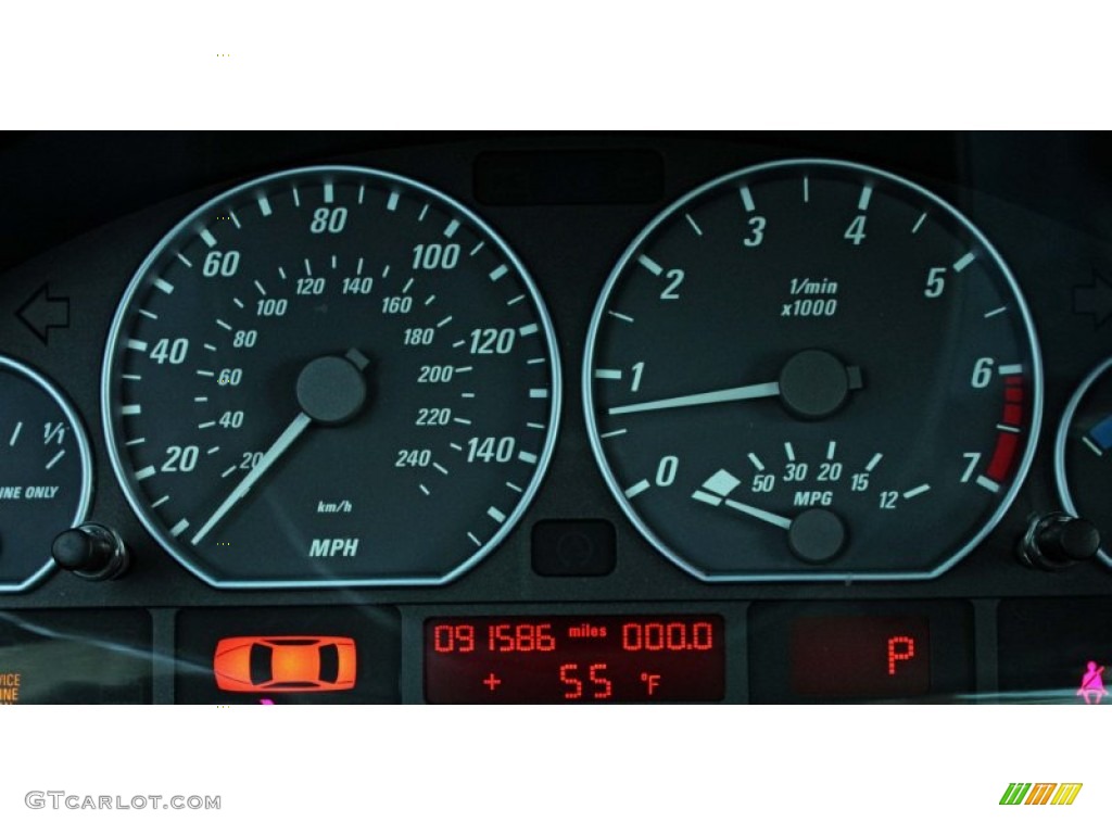 2001 BMW 3 Series 330i Coupe Gauges Photo #80183341